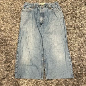 levi’s giant fit whitewash jeans